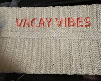 VACAY VIBES clutch purse