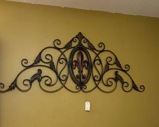 Metal wall decor