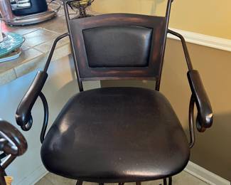 Bar Stools with back and arms (2)