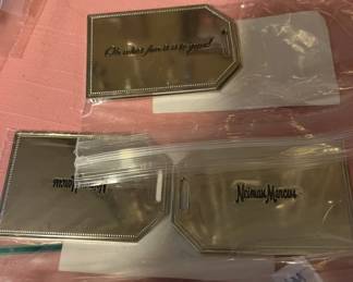 Neiman Marcus metal gift tags for your gifts