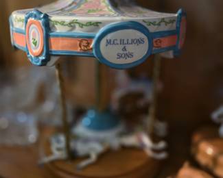 One of several carousel horses