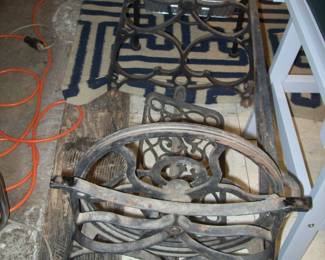 Vintage Sewing Machine Pedestal