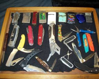 Pocket knives        Lighters