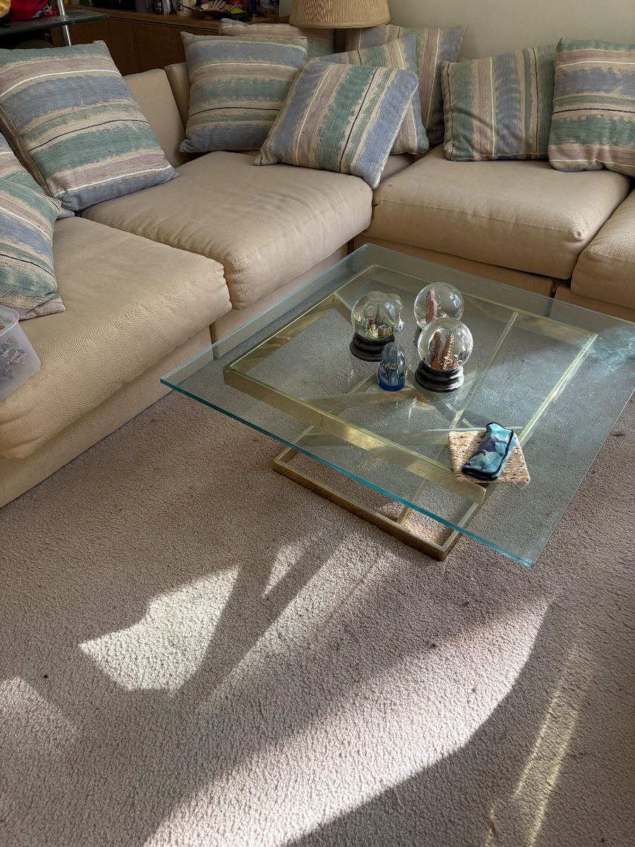 Mid Century Modern Coffee Table and Corner Couch