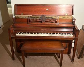 Half Piano & Piano Bench