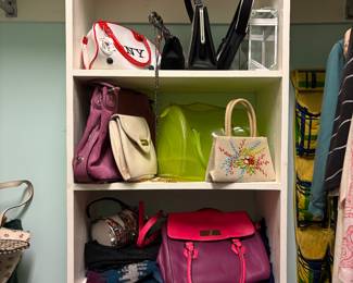 Designer Handbags including Salvatore Ferragamo, Coach, Calvin Klein, Micheal Kors, Kate Spade, etc.