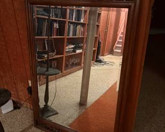 Teak Oriental Style Mirror (might match Dining Room)