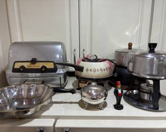 Fondue and vintage kitchen appliances