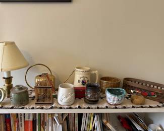 Vintage Mugs and Books