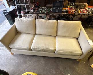 Front image of grey couch 