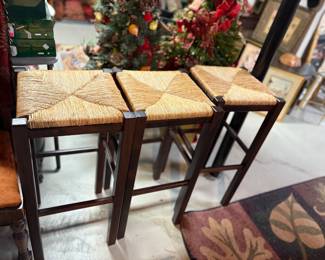 Set of three barstools