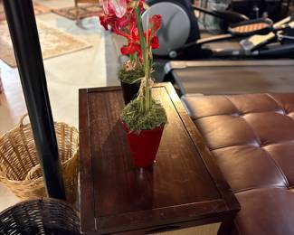 Faux flower centerpieces