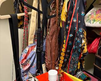 Women's purses and perfumes for sale