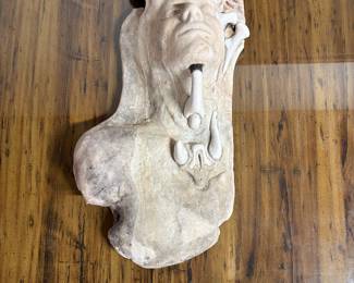 Unique Native American face art piece