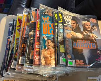 Vintage WrestleMania magazine collection (available by issue or complete collection