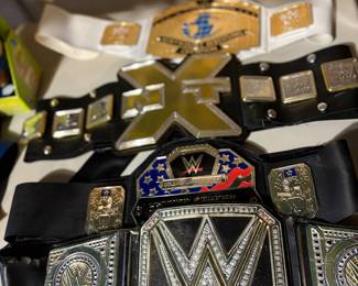 WWE Mini Championship Replica Title Belts (available individually or as a complete set)