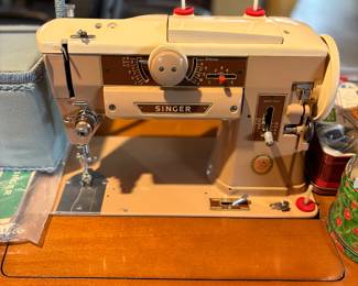 Singer sewing machine folding table