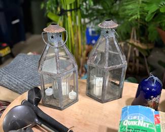 Outdoor lamps vintage golf clubs
