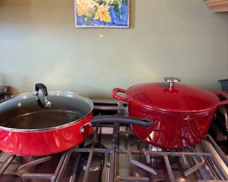 Kitchen pots and pans