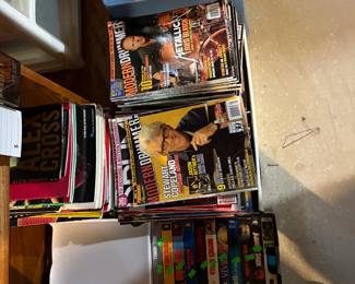 Extensive collection of Modern drummer magazines