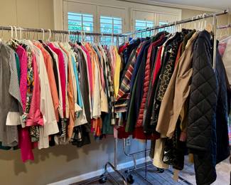 LARGE Selection of Foxcroft (mostly 14) Chicos, Talbots (L & XL), Faconnable Pants (12) & more