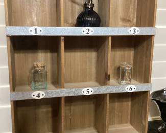 Wooden Cubby Shelf or Organizer 