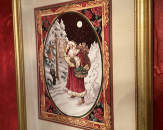 Vintage “Santa Rose” Framed Print