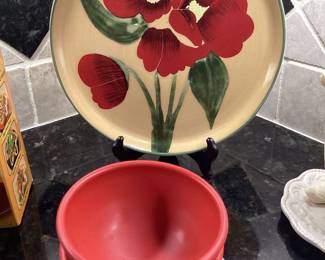 Ambiance Nanette Vacher Fleur Rustique Platter