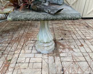 Concrete Table with umbrella Hole