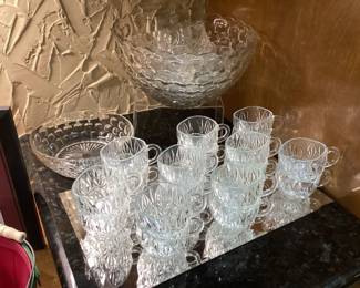 Punch Bowl with Cups