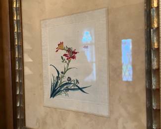 Sample of framed art.