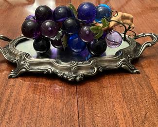 grapes, tray. Sold separately.