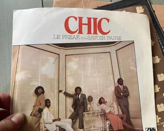 Small collection of LPs, records, TAPES (yes really), and CDs.