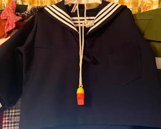 Vintage child sailor suit.