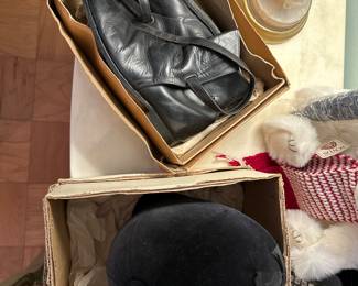 Riding hat with boots