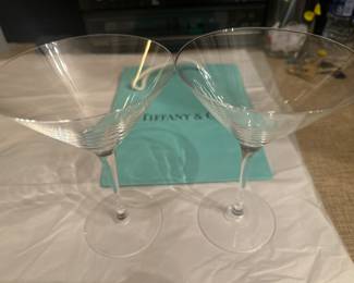 Tiffany Martini Glasses