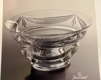Baccarat large Bowl # 36 of 100 
 very rare piece 