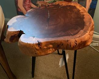 Live-Edge Wood Table
