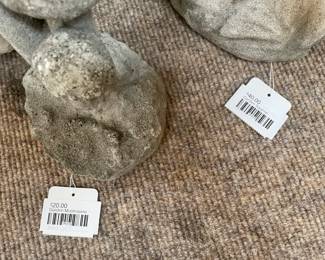 Garden Mushrooms, Garden Squirrel 