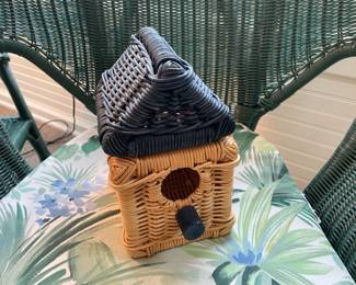 Wicker Birdhouse 