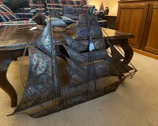 MCM Curtis Jere Style Ship 