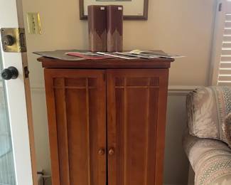 Wooden Cabinet, Wall Art