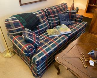 Plaid Sofa 