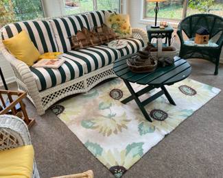 Patio Furniture, Rugs 