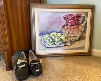 Women's Shoes, Framed Painting 