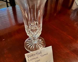 #135	Waterford Lismore Bud Vase 7 1/4" Tall	 $25.00