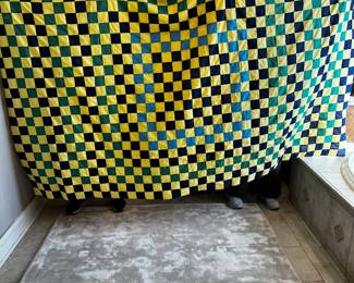 #200	quilt	Blue/Yellow/green twin quilt top 56x92	 $30.00 	 $30.00 		
