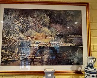 #180	Abstract of Water -Framed and Matted - 28x35	 $40.00