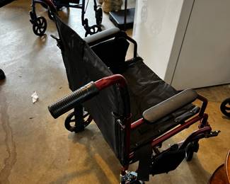 #68	Transport Wheelchair - 18" Seat width	 $45.00