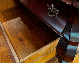 #15	bombay 3 drawer chest with ball and claw feet 35x17x28	 $175.00